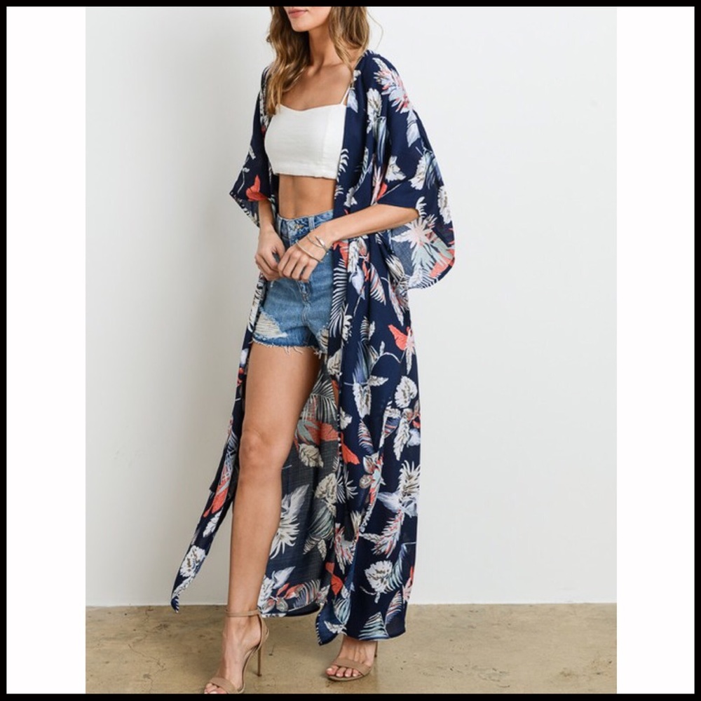 Tropical Vibes Kimono - Picture 3 of 5